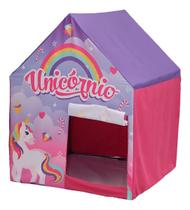 Casinha Infantil Menina Cabana Unicornio Barraca Rosa Tenda