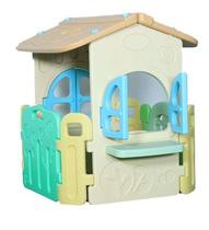 Casinha Infantil Plástico Playground Brinquedo Criança com Cesta Basquete Importado