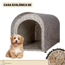 Casinha Madeira Para Cachorro Cães N2 Ecológica Iglu Casa