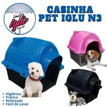 Casinha N3 Iglu Pet Raças Peq/médias Cachorro/Gatos