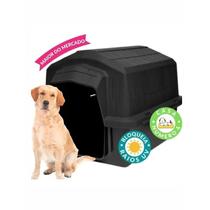 CASINHA Nº4 PARA CACHORROS GATOS PETS RESISTENTE SEGURA VÁRIAS CORES PLASTICA RESISTENTE ALVORADA SUPERINJET-PRETO