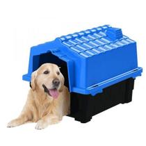 Casinha para cachorro Casa Eco Colors Dog House Evo Grande N4 Cor Azul - Pet injet