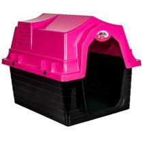 Casinha Para Cachorro Jel Plast Nº3 Rosa Casinha Para Cachorro Jel Plast Nº3 Rosa