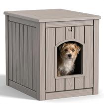 Casinha para Cães DRATO em Resina Impermeável e Ventilada, Tamanho Médio