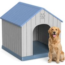 Casinha para Cães DRATO Impermeável em Resina Grande com Ventilação