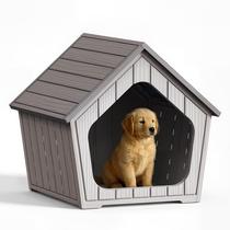 Casinha para Cães Pequenos DRATO em Resina Resistente à Intempérie para Uso Interno e Externo