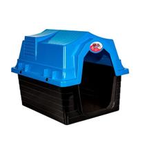 Casinha Para Cães Pet Home Jel Plast Azul