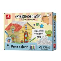 Casinha para Colorir Cozy e Comfy - Brincadeira de Criança Casinha para Colorir Cozy e Comfy - Brincadeira de Criança