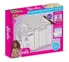 Casinha Para Montar E Pintar Da Barbie Fun Divirta Se F00871