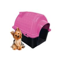 Casinha Pet Raças Pequenas N1 Iglu para Cachorro Rosa - Furacão Pet