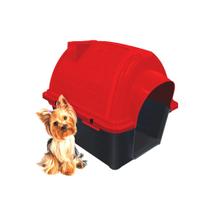 Casinha Pet Vermelha N1 Iglu Material de Alta Qualidade para Raças Pequena Proteção e Conforto para seu Cãozinho