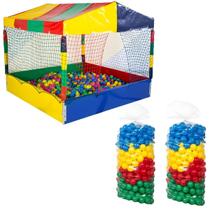 Casinha Piscina De Bolinhas 1,50m 1000 Bolinhas Coloridas Premium
