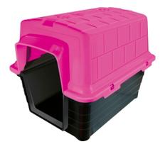 Casinha Plástico Furacão Pet N2 Rosa - Furacao Pet