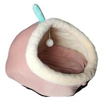 Casinha Rosa Grande Cães E Gatos Cama Macia Iglu Pet Toquinha Casinha Rosa Grande Cães E Gatos Cama Macia Iglu Pet Toquinha
