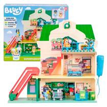 Casinha Supermercado Bluey Com Acessórios Escada Rolante E 24 Sons Presente Casinha Supermercado Bluey Com Acessórios Escada Rolante E 24 Sons Presente