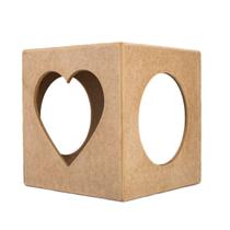 Casinha Toca Para Gato 32,5cm MDF Coração Casa P/ Gato Casinha Toca Para Gato 32,5cm MDF Coração Casa P/ Gato