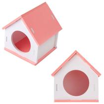 Casinha Toca Pet Hamster Mundo Roedor Estímulo Mouse Luxo