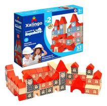 Casinhas Montar Didático Brincando Engenheiro 53pç Xalingo Casinhas Montar Didático Brincando Engenheiro 53pç Xalingo