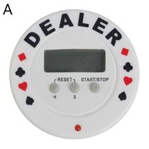 Casino Poker Tournament Timer Digital Dealer Black Jack Plastic Poker Chips Jogos de Jogo - A