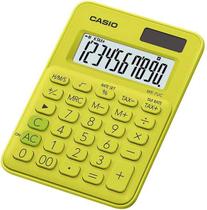 Casio MS-7UC Mini Calculadora de Mesa de 10 Dígitos, Verde, 120 x 85.5 x 19.4 mm
