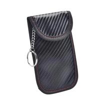 Caso bloqueador de sinal chave do carro faraday gaiola fob bolsa keyless rfid bloqueio saco