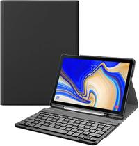 Caso de teclado Fintie para Samsung Galaxy Tab S4 10.5 Modelo SM-T830/T835/T837, Capa de suporte leve slim Shell com teclado Bluetooth sem fio destacável, preto