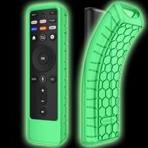 Caso fintie silicone para Vizio XRT260 Controle Remoto de Voz 2021, Capa anti-slip shockproof para VIZIO XRT260 V-Series e M-Series 4K UHD HDR Smart TV Remote, Green-Glow in The Dark