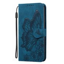 Caso para Nokia 3.4 Retro PU Couro Flip Folio Wallet Embossing Butterfly Phone Protection Shockproof Capa - Azul Caso para Nokia 3.4 Retro PU Couro Flip Folio Wallet Embossing Butterfly Phone Protection Shockproof Capa - Azul