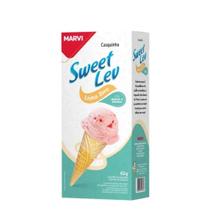 Casquinha de sorvete 0% açucar e lactose swet lev marvi 63g com 18 unidades