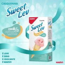 Casquinha de sorvete 0% açucar e lactose swet lev marvi 63g com 18 unidades