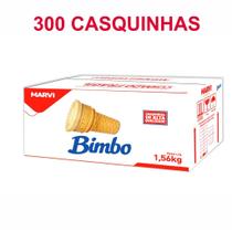 CASQUINHA DE SORVETE BIMBO MARVI 300 UNIDADES 1,56kg