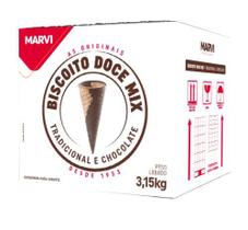 Casquinha doce mix marvi cx c/ 300 und sorvete e confeitaria