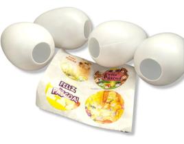 Casquinha Ovo Páscoa Ovinhos De Páscoa Plástico - Kit C/100