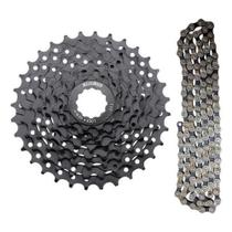 Cassete 8v K7 Sunrun 24v 11-32d Encaixe + Corrente 8v Bike
