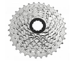 Cassete 8v sunrace m66 11/34d prata megarange serve shimano 3x8v 24v mtb