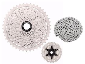 Cassete Bike Sunrace Ms3 10v 11/42 + Corrente Sunrace 10v Cassete Bike Sunrace Ms3 10v 11/42 + Corrente Sunrace 10v