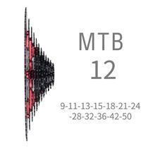 Cassete MTB 12 Velocidades 9-50T Ztto - Aço, 532g, Ampla Gama