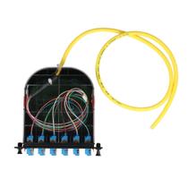 Cassete para Pigtail 12 Pares Fibra Óptica Legrand - Rack-mount Preto Cassete para Pigtail 12 Pares Fibra Óptica Legrand - Rack-mount Preto