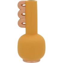 CASTAMAR VASO 20x9x9cm CERÂMICA AMARELO CASTAMAR VASO 20x9x9cm CERÂMICA AMARELO