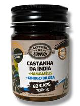 Castanha da india , hamamelis e Ginkgo Biloba 60capsulas