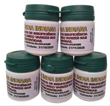 Castanha da índia Indiana Original com lacre 5 Potes