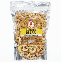 Castanha de Caju Banda Torrada Com ou Sem Sal 500g Mega Nuts!