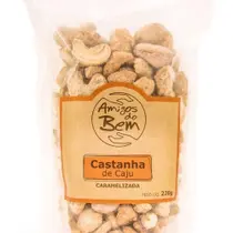 Castanha-de-Caju Caramelizada Amigos do Bem Pacote 220g