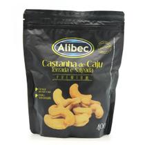 Castanha de Cajú Premium Torrada e Salgada Alibec 400g