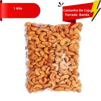 Castanha De Caju Torrada De Qualidade Premium Em Bandas Exportação Sem Sal 500g e 1 kg