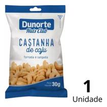 Castanha De Caju Torrada E Salgada Dunorte Em Sachê De 30g