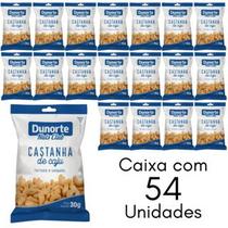 Castanha De Caju Torrada E Salgada Dunorte Pacote De 30g Caixa Com 54 Unidades Para Hotel Pousada