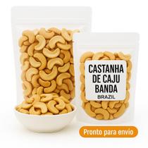 Castanhas De Caju Torradas Em Bandas 1kg Com Sal