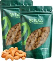 Castanhas de Cajú W1 Inteiras Torradas Com Sal e Sem Sal 2kg Castanhas de Cajú W1 Inteiras Torradas Com Sal e Sem Sal 2kg