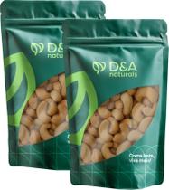 Castanhas de Cajú W1 Inteiras Torradas Com Sal e Sem Sal 2kg
